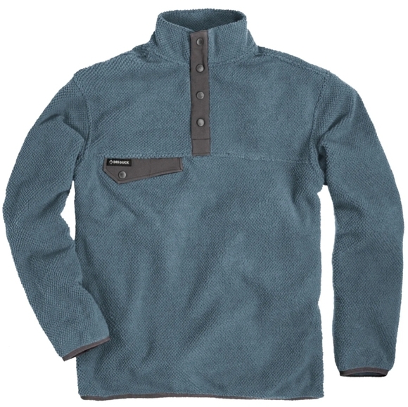 Dri-Duck Other - Dri-Duck "Brooks" Quarter Snap Fleece Pullover Slate Blue #7355 | Men's Size L